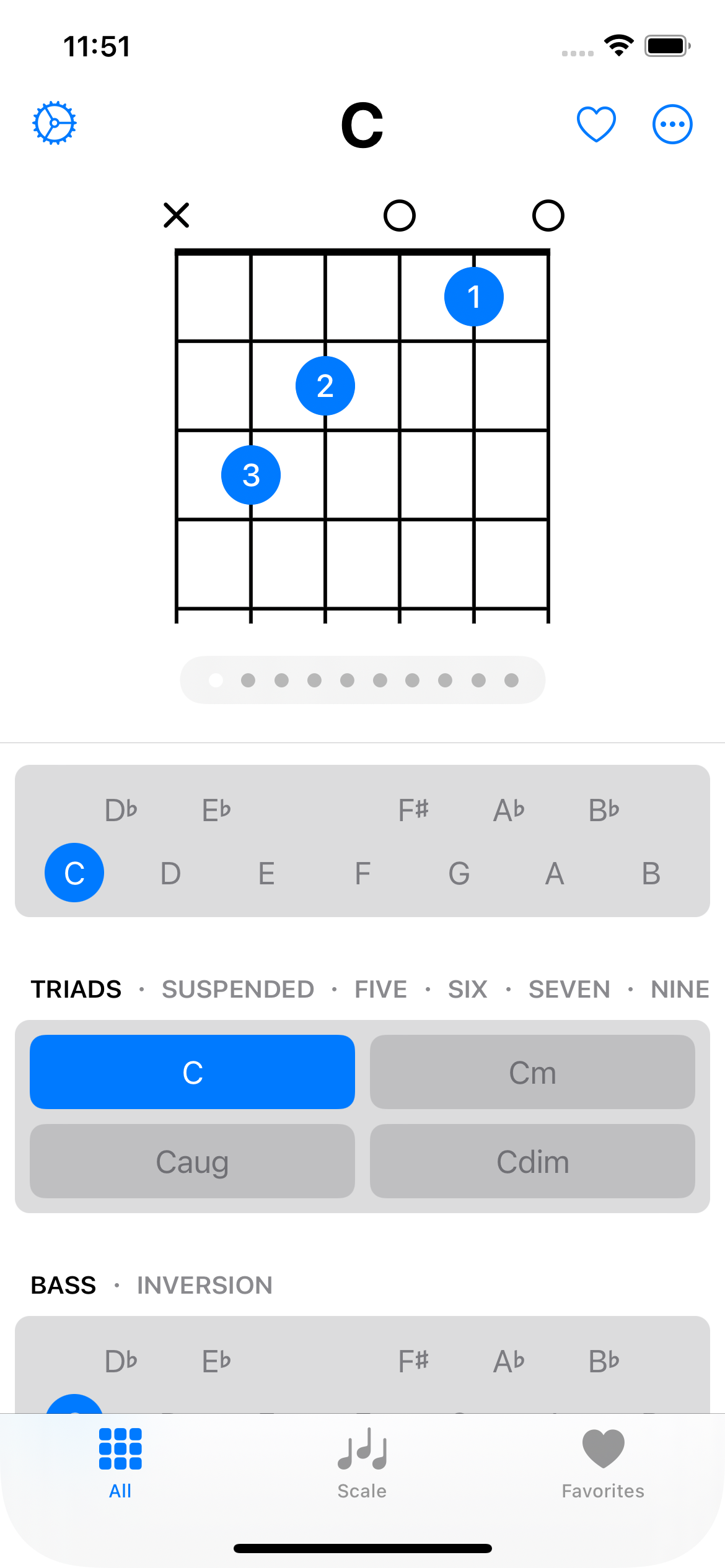 Find chords